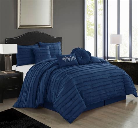 Navy Blue Comforter Queen